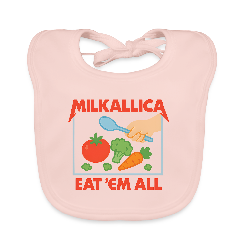 Lätzchen "Eat 'em all" - rose